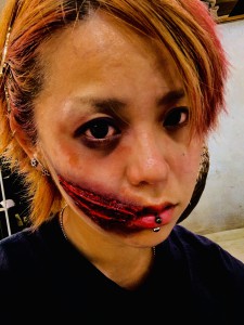 傷メイクcomaハロウィン