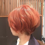 オレンジカラー【comaヘアカラー】