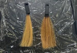 中野comaヘアカラー_毛束実験