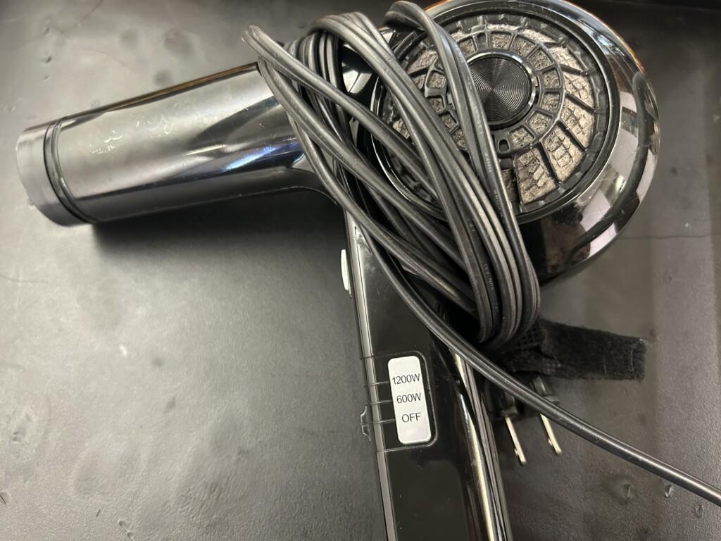 美容室で使っているドライヤー